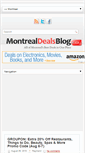 Mobile Screenshot of montrealdealsblog.ca
